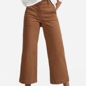 Everlane wide leg crop pant